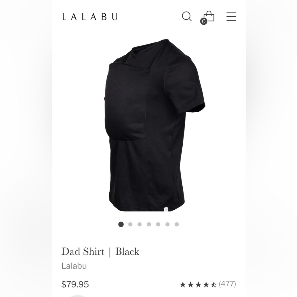Lalabu Dad Shirt | Black